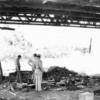 damage to Japanese hangar at Henderson Field