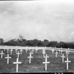 Japanese graves at Guadalcanal cemetary 1945