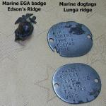 USMC DOGTAGS. PARTRIDGE WAS AN AIRCRAFT MECHANIC. STILL SEARCHING FOR BROWN.