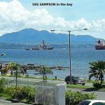 USS SAMPSON IN THE BAY