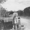 ALBERT WITH KNOCKED OUT JAPANESE TANK