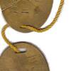 captured dogtags of Japanese soldier Manzo Yamada, killed on Hill 27