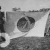 THE JAPANESE FLAG THAT FLEW OVER LUNGA