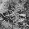 wrecked Japanese gun limber